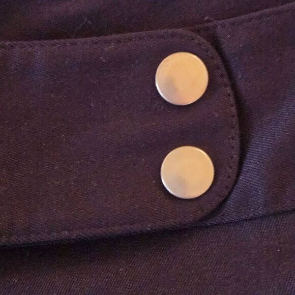 Bette and Court Womens Polyester Zip Closure Golf Capris Pants Black Size 6 - Picture 7 of 14